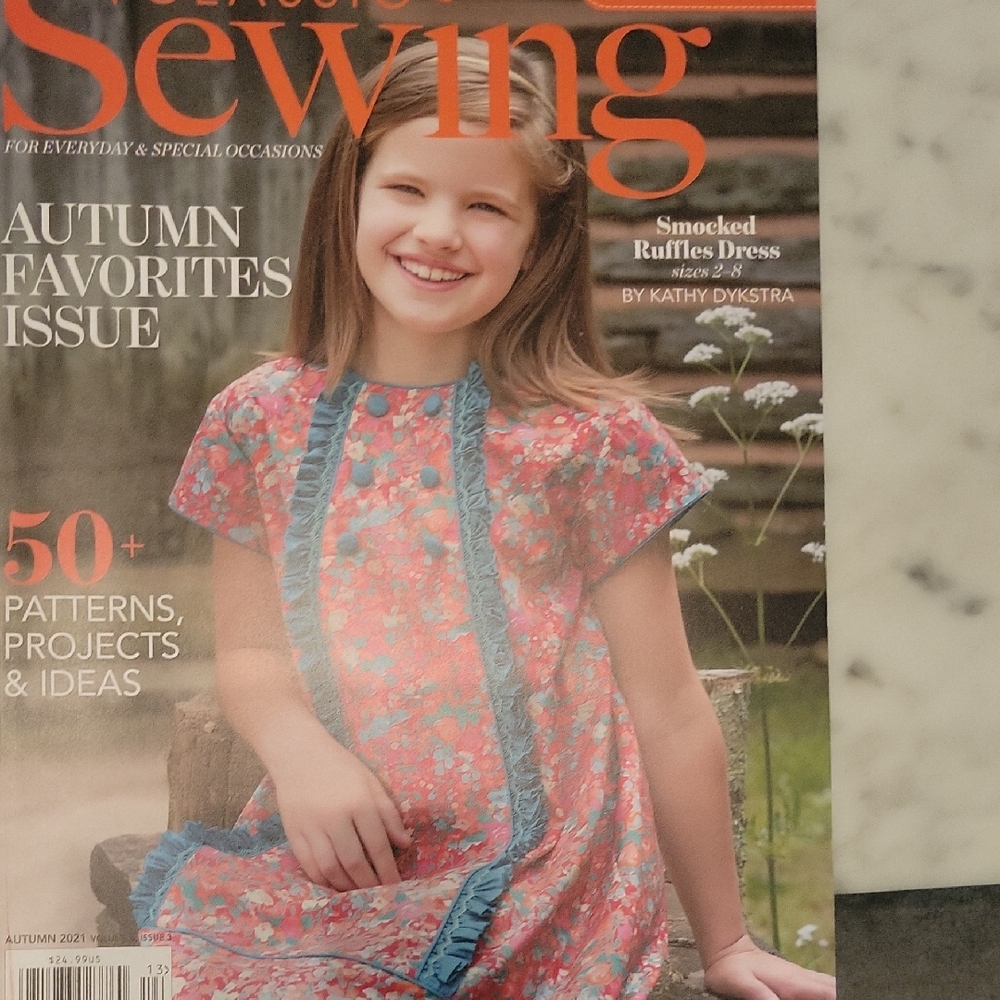 Classic Sewing Magazine Autumn 2021 Uncut Pattern